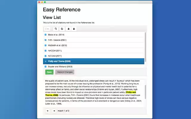 Easy Reference Beta from Chrome web store to be run with OffiDocs Chromium online Easy Reference Beta from Chrome web store to be run with OffiDocs Chromium online