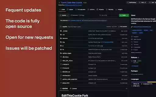 EditThisCookie (fork) from Chrome web store to be run with OffiDocs Chromium online EditThisCookie (fork) from Chrome web store to be run with OffiDocs Chromium online