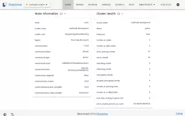 Elasticvue from Chrome web store to be run with OffiDocs Chromium online Elasticvue from Chrome web store to be run with OffiDocs Chromium online