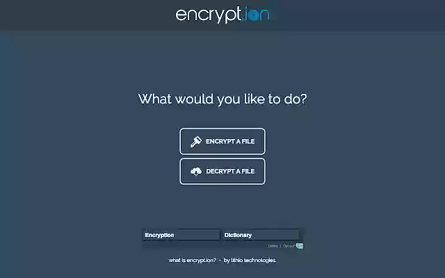 Encrypt.ion Web App from Chrome web store to be run with OffiDocs Chromium online Encrypt.ion Web App from Chrome web store to be run with OffiDocs Chromium online