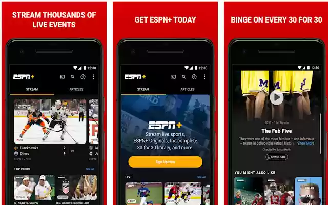 ESPN from Chrome web store to be run with OffiDocs Chromium online ESPN from Chrome web store to be run with OffiDocs Chromium online