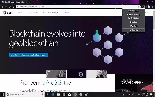 Esri AEM Chrome Extension from Chrome web store to be run with OffiDocs Chromium online Esri AEM Chrome Extension from Chrome web store to be run with OffiDocs Chromium online