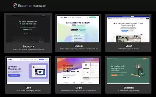 Excompt from Chrome web store to be run with OffiDocs Chromium online Excompt from Chrome web store to be run with OffiDocs Chromium online