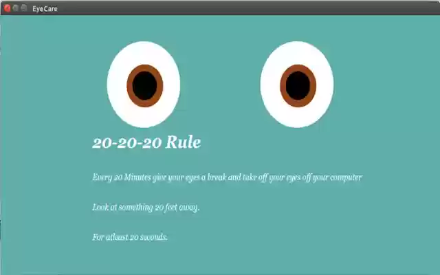 EyeCare from Chrome web store to be run with OffiDocs Chromium online EyeCare from Chrome web store to be run with OffiDocs Chromium online