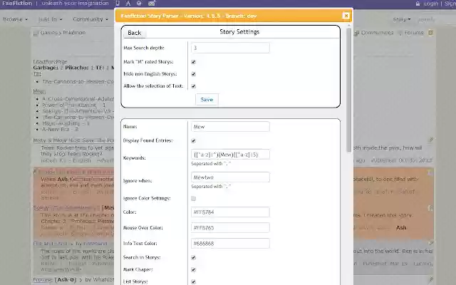 Fanfiction.net Story Parser from Chrome web store to be run with OffiDocs Chromium online Fanfiction.net Story Parser from Chrome web store to be run with OffiDocs Chromium online
