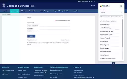 Finexo PMS Login Extension from Chrome web store to be run with OffiDocs Chromium online Finexo PMS Login Extension from Chrome web store to be run with OffiDocs Chromium online