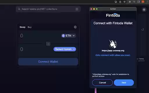 Fintoda Wallet from Chrome web store to be run with OffiDocs Chromium online Fintoda Wallet from Chrome web store to be run with OffiDocs Chromium online