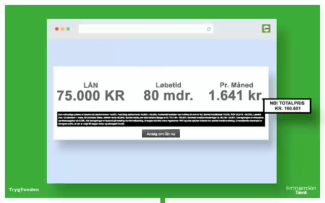 Forbrugerrådet Tænk Låneluppen from Chrome web store to be run with OffiDocs Chromium online Forbrugerrådet Tænk Låneluppen from Chrome web store to be run with OffiDocs Chromium online