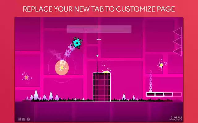 Geometry Dash Wallpaper HD Custom New Tab from Chrome web store to be run with OffiDocs Chromium online Geometry Dash Wallpaper HD Custom New Tab from Chrome web store to be run with OffiDocs Chromium online