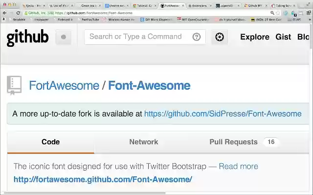 Github BFF: Better Fork Finder from Chrome web store to be run with OffiDocs Chromium online Github BFF: Better Fork Finder from Chrome web store to be run with OffiDocs Chromium online