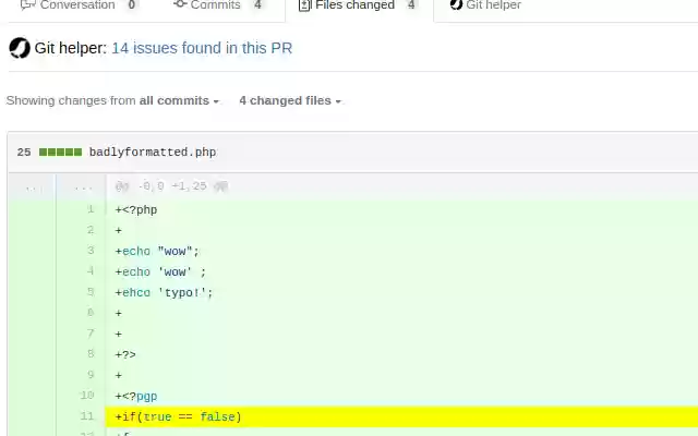 Github Helper: Code review tool from Chrome web store to be run with OffiDocs Chromium online Github Helper: Code review tool from Chrome web store to be run with OffiDocs Chromium online