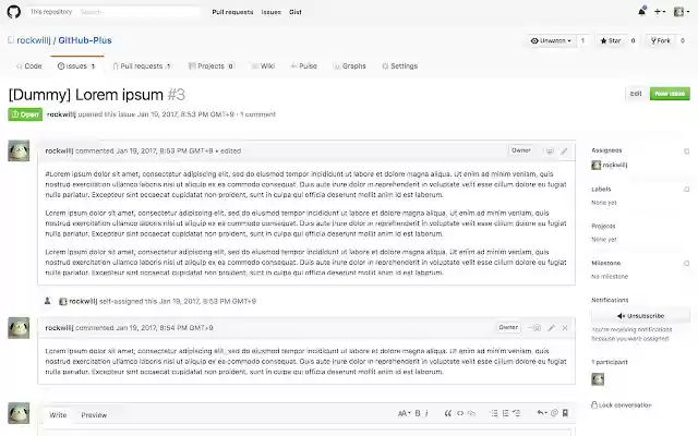 Github Plus from Chrome web store to be run with OffiDocs Chromium online Github Plus from Chrome web store to be run with OffiDocs Chromium online