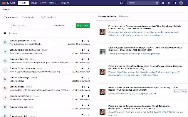 GitLab Social Extension from Chrome web store to be run with OffiDocs Chromium online GitLab Social Extension from Chrome web store to be run with OffiDocs Chromium online