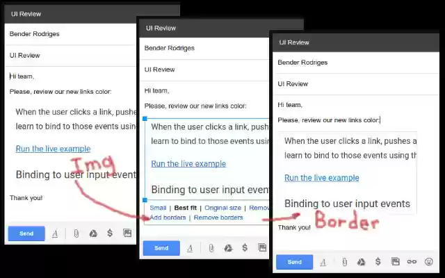Gmail Image Border from Chrome web store to be run with OffiDocs Chromium online Gmail Image Border from Chrome web store to be run with OffiDocs Chromium online
