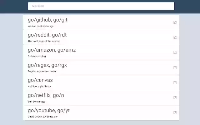 GOLINKS from Chrome web store to be run with OffiDocs Chromium online GOLINKS from Chrome web store to be run with OffiDocs Chromium online