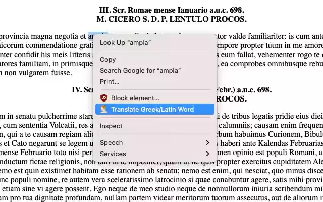 Greek/Latin Word Lookup from Chrome web store to be run with OffiDocs Chromium online Greek/Latin Word Lookup from Chrome web store to be run with OffiDocs Chromium online