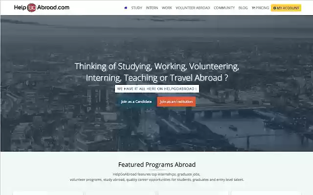 HelpGoAbroad from Chrome web store to be run with OffiDocs Chromium online HelpGoAbroad from Chrome web store to be run with OffiDocs Chromium online