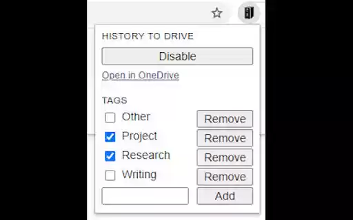 History to Drive from Chrome web store to be run with OffiDocs Chromium online History to Drive from Chrome web store to be run with OffiDocs Chromium online