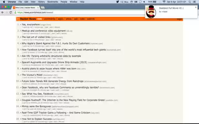HN Tip from Chrome web store to be run with OffiDocs Chromium online HN Tip from Chrome web store to be run with OffiDocs Chromium online
