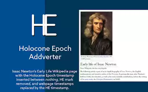 Holocene Epoch Timestamp from Chrome web store to be run with OffiDocs Chromium online Holocene Epoch Timestamp from Chrome web store to be run with OffiDocs Chromium online