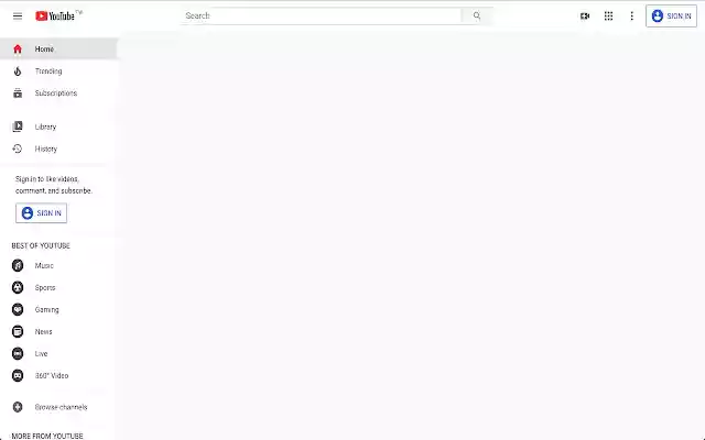Homepage Eradicator for YouTube from Chrome web store to be run with OffiDocs Chromium online Homepage Eradicator for YouTube from Chrome web store to be run with OffiDocs Chromium online