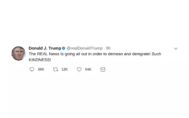 Honest Trump from Chrome web store to be run with OffiDocs Chromium online Honest Trump from Chrome web store to be run with OffiDocs Chromium online