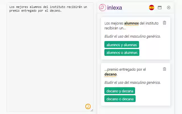 Inlexa from Chrome web store to be run with OffiDocs Chromium online Inlexa from Chrome web store to be run with OffiDocs Chromium online