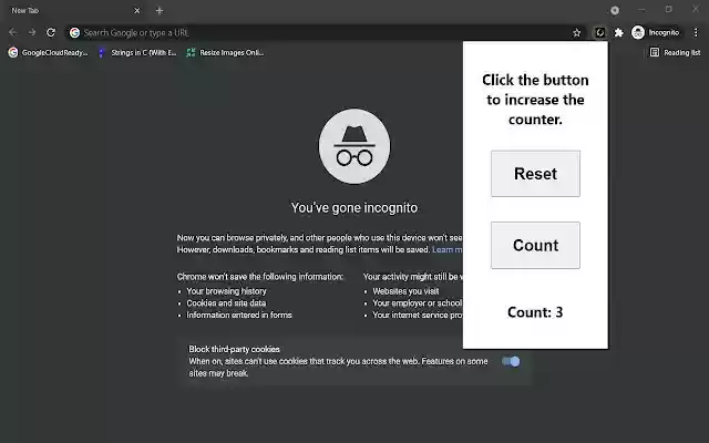Job Counter from Chrome web store to be run with OffiDocs Chromium online Job Counter from Chrome web store to be run with OffiDocs Chromium online
