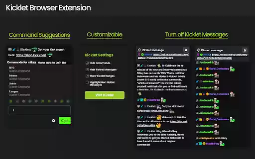 Kicklet from Chrome web store to be run with OffiDocs Chromium online Kicklet from Chrome web store to be run with OffiDocs Chromium online