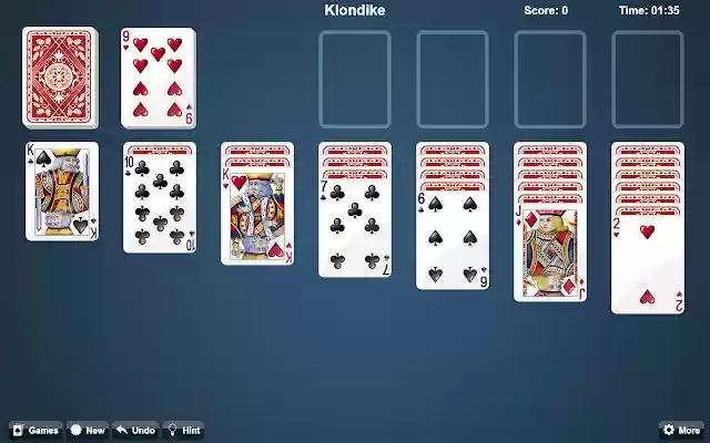 Klondike Solitaire from Chrome web store to be run with OffiDocs Chromium online Klondike Solitaire from Chrome web store to be run with OffiDocs Chromium online