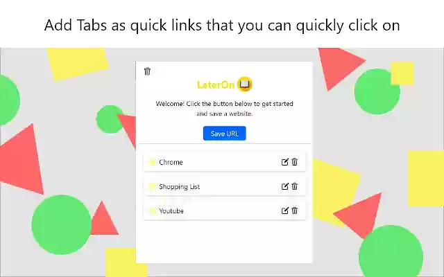 LaterOn from Chrome web store to be run with OffiDocs Chromium online LaterOn from Chrome web store to be run with OffiDocs Chromium online