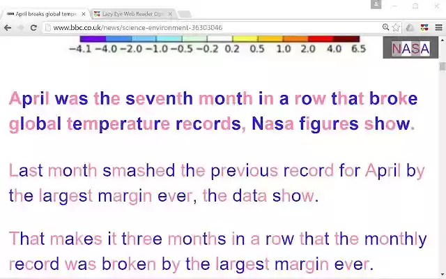 Lazy Eye Web Reader from Chrome web store to be run with OffiDocs Chromium online Lazy Eye Web Reader from Chrome web store to be run with OffiDocs Chromium online