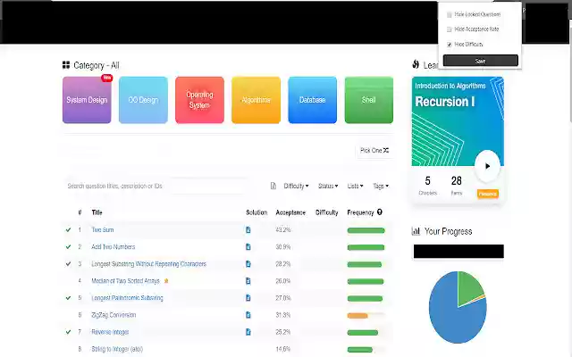 Leetcode Mask from Chrome web store to be run with OffiDocs Chromium online Leetcode Mask from Chrome web store to be run with OffiDocs Chromium online