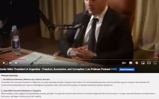 Lex Fridman Youtube Podcast Summary from Chrome web store to be run with OffiDocs Chromium online Lex Fridman Youtube Podcast Summary from Chrome web store to be run with OffiDocs Chromium online