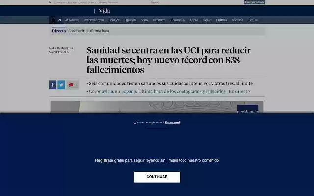 Liberador periodicos España from Chrome web store to be run with OffiDocs Chromium online Liberador periodicos España from Chrome web store to be run with OffiDocs Chromium online