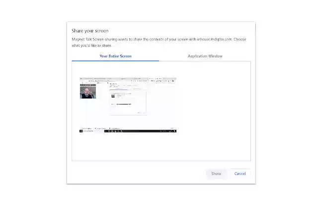 Magnet Talk Screen sharing from Chrome web store to be run with OffiDocs Chromium online Magnet Talk Screen sharing from Chrome web store to be run with OffiDocs Chromium online