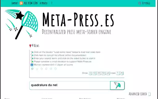 Meta Press.es from Chrome web store to be run with OffiDocs Chromium online Meta Press.es from Chrome web store to be run with OffiDocs Chromium online