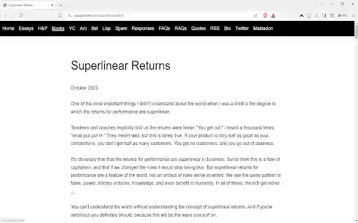 Modern Reads: PaulGraham UI Enhancer from Chrome web store to be run with OffiDocs Chromium online Modern Reads: PaulGraham UI Enhancer from Chrome web store to be run with OffiDocs Chromium online