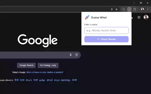 Name2Gender from Chrome web store to be run with OffiDocs Chromium online Name2Gender from Chrome web store to be run with OffiDocs Chromium online