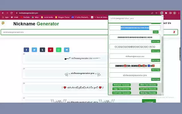 Nickname Generator from Chrome web store to be run with OffiDocs Chromium online Nickname Generator from Chrome web store to be run with OffiDocs Chromium online