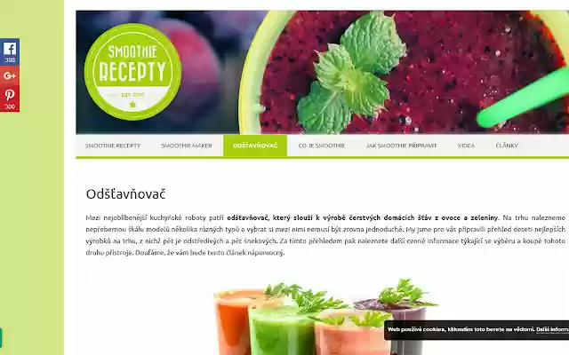 Odšťavňovač from Chrome web store to be run with OffiDocs Chromium online Odšťavňovač from Chrome web store to be run with OffiDocs Chromium online