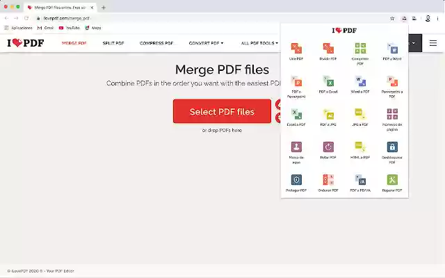 Online PDF tools | ilovepdf.com from Chrome web store to be run with OffiDocs Chromium online Online PDF tools | ilovepdf.com from Chrome web store to be run with OffiDocs Chromium online