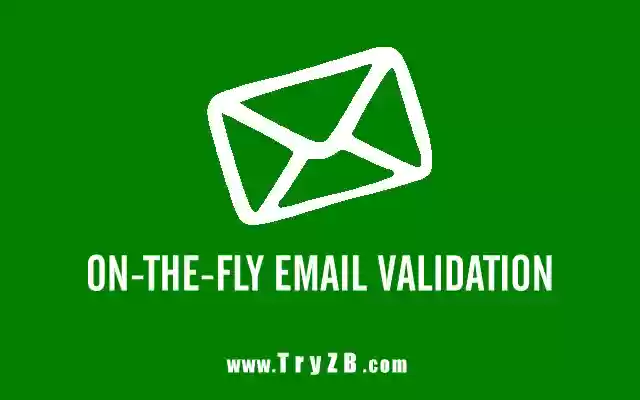 On The Fly Email Validation from Chrome web store to be run with OffiDocs Chromium online On The Fly Email Validation from Chrome web store to be run with OffiDocs Chromium online