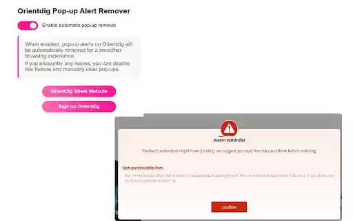 Orientdig Pop up Remover 2025 from Chrome web store to be run with OffiDocs Chromium online Orientdig Pop up Remover 2025 from Chrome web store to be run with OffiDocs Chromium online