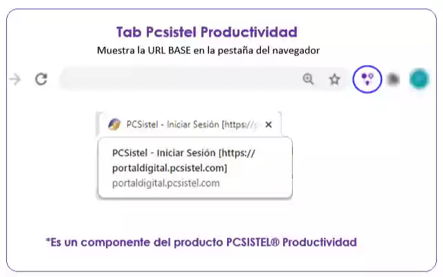 PCSISTEL Tab Productividad from Chrome web store to be run with OffiDocs Chromium online PCSISTEL Tab Productividad from Chrome web store to be run with OffiDocs Chromium online