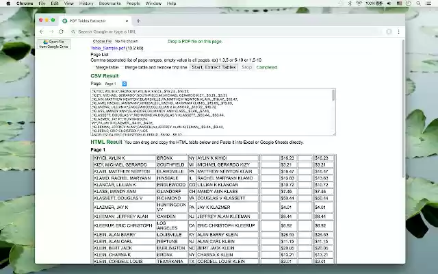 PDF Tables Extractor from Chrome web store to be run with OffiDocs Chromium online PDF Tables Extractor from Chrome web store to be run with OffiDocs Chromium online