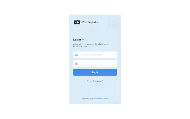 Post Deposits from Chrome web store to be run with OffiDocs Chromium online Post Deposits from Chrome web store to be run with OffiDocs Chromium online