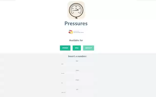 Pressures from Chrome web store to be run with OffiDocs Chromium online Pressures from Chrome web store to be run with OffiDocs Chromium online