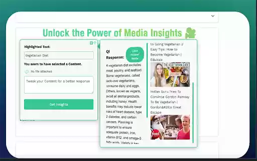 QuickInsights: AI Text Webpage Analyzer | Summarize, Respond More from Chrome web store to be run with OffiDocs Chromium online QuickInsights: AI Text Webpage Analyzer | Summarize, Respond More from Chrome web store to be run with OffiDocs Chromium online