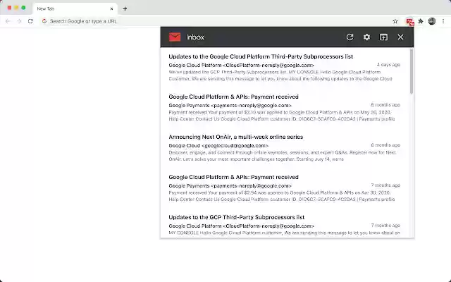 Quick Look Inbox for Gmail from Chrome web store to be run with OffiDocs Chromium online Quick Look Inbox for Gmail from Chrome web store to be run with OffiDocs Chromium online